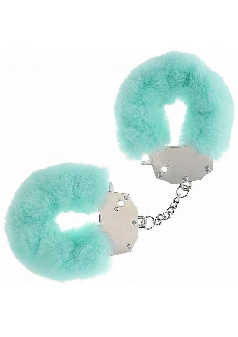 Ouch! Heavy-Duty Fluffy Handcuffs - Powder