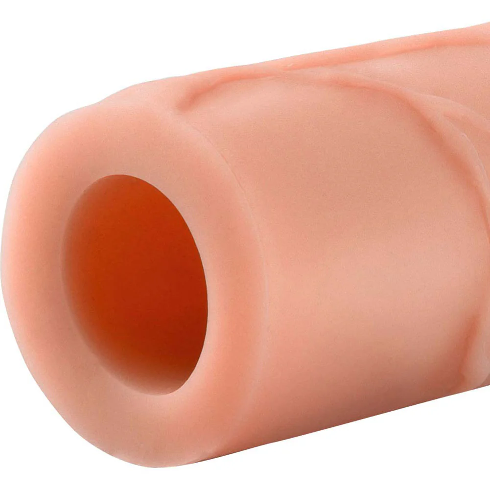 Pipedream Fantasy X-tensions Mega 2 inch Fanta Flesh Extension Penis Sleeve Natural