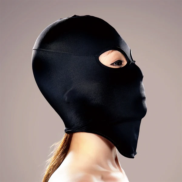 Execute MASK WITH EYE HOLES Black Hood